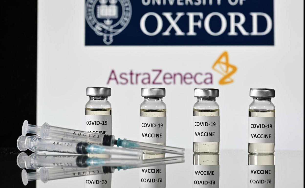 Viales de la vacuna de Astrazeneca. 
