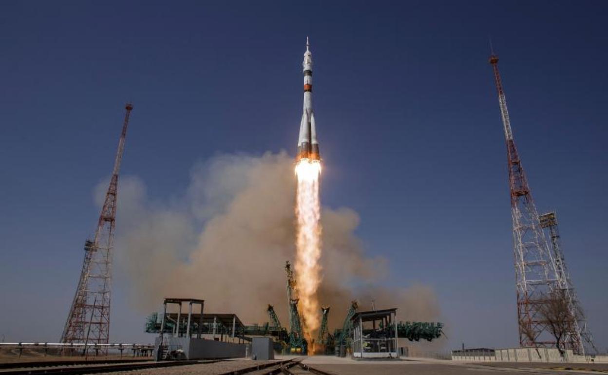 Despegue de la Soyuz. 