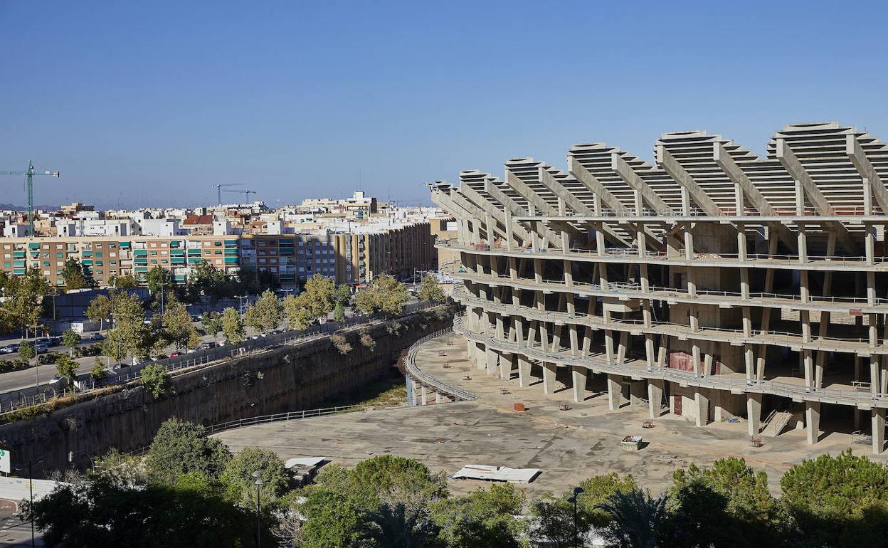 Vista del nuevo Mestalla