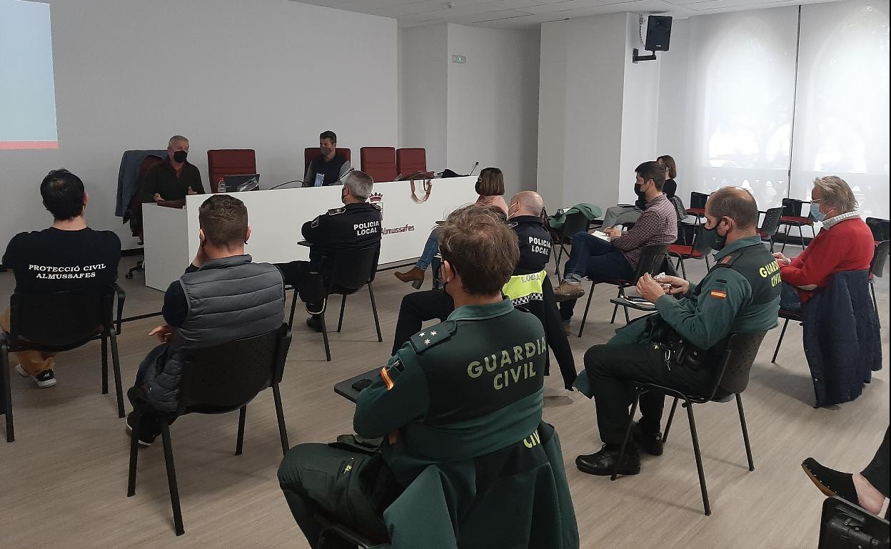 Reunión para presentar el plan de emergencias de Almussafes. 