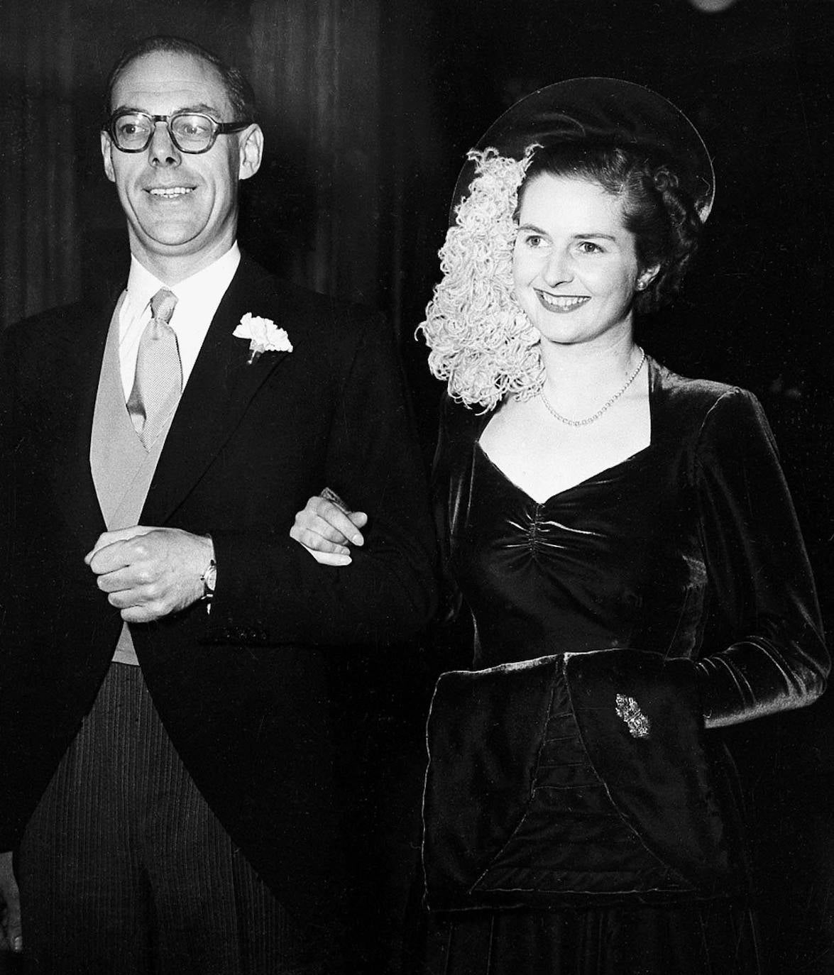 Denis y Margaret Thatcher