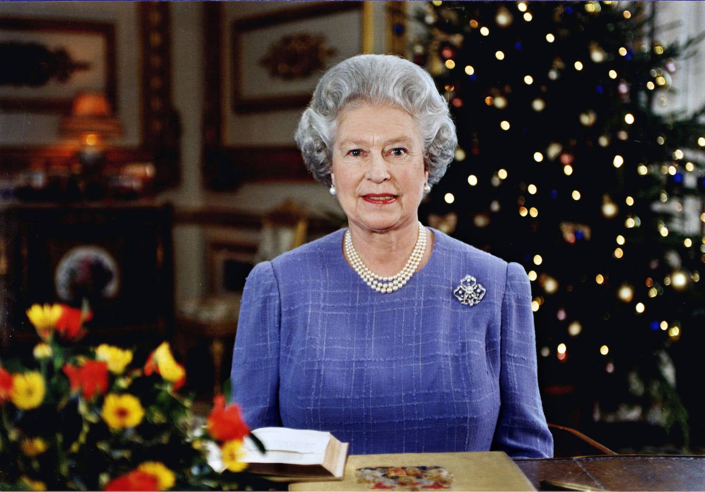 Año 1997, durante un discurso de Navidad en el Palacio de Windsor