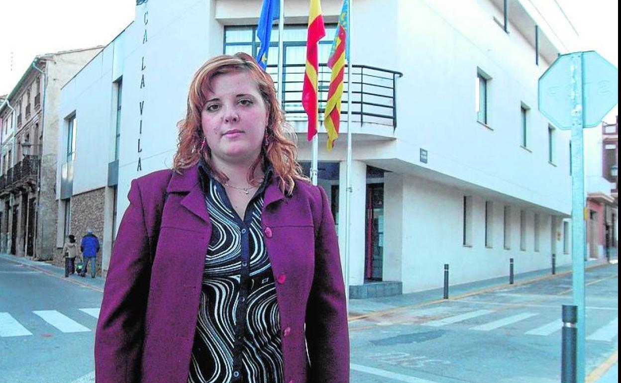 La alcaldesa de Llaurí, Ana María González