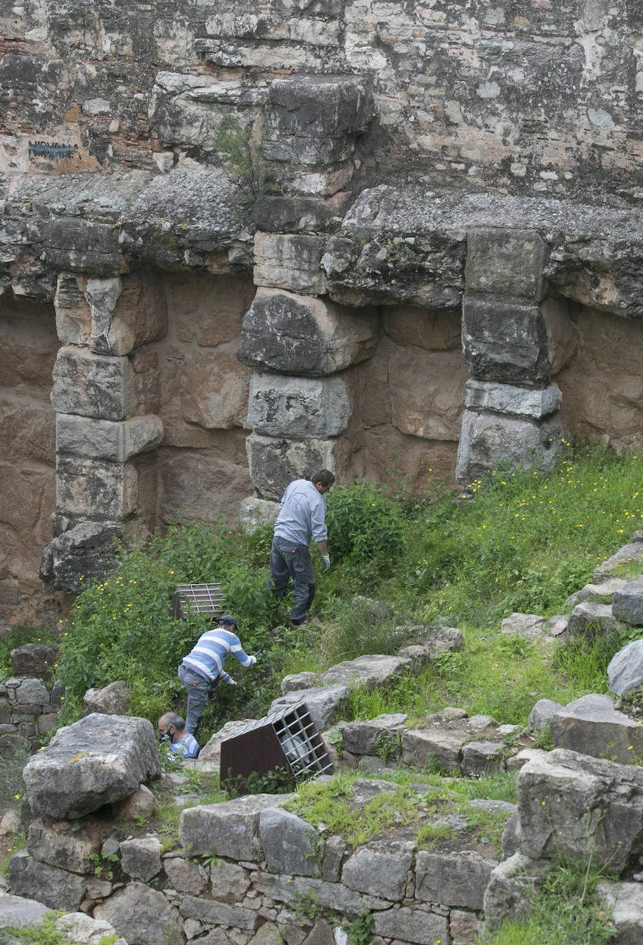 Estado del Castillo de Sagunto en abril de 2021. 