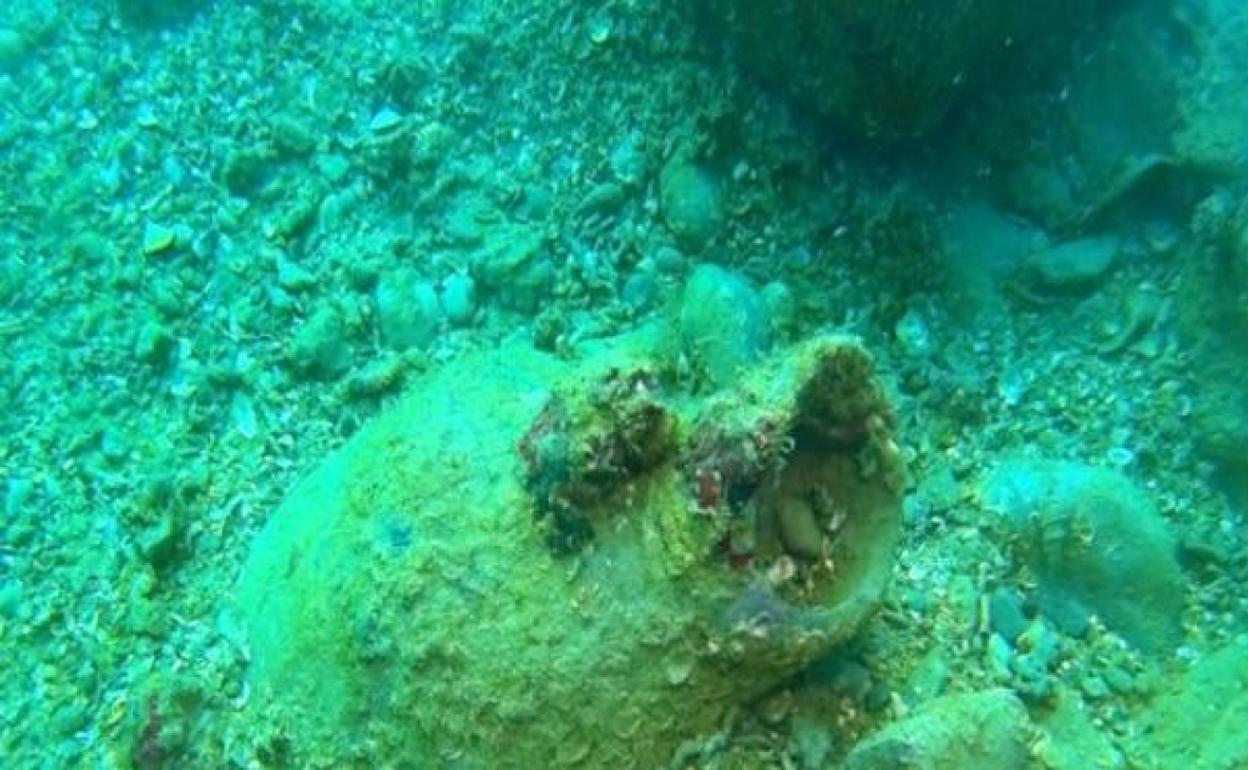 Uno de los hallazgos del fondo marino de Cullera.