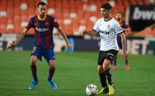 Vídeo: el golazo de Carlos Soler en el Valencia-Barcelona