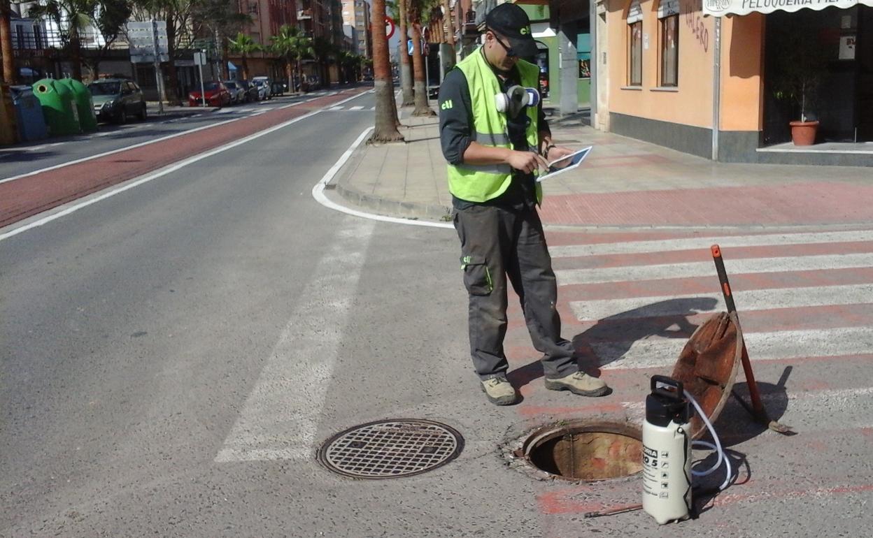 Tratamiento en las alcantarilals de Benifaió. 