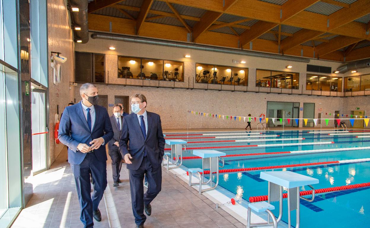 Visita a las instalaciones deportivas de Cullera. 