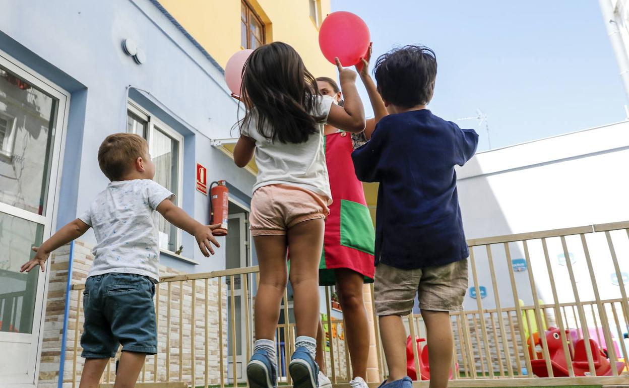 Una escuela infantil en Valencia. 