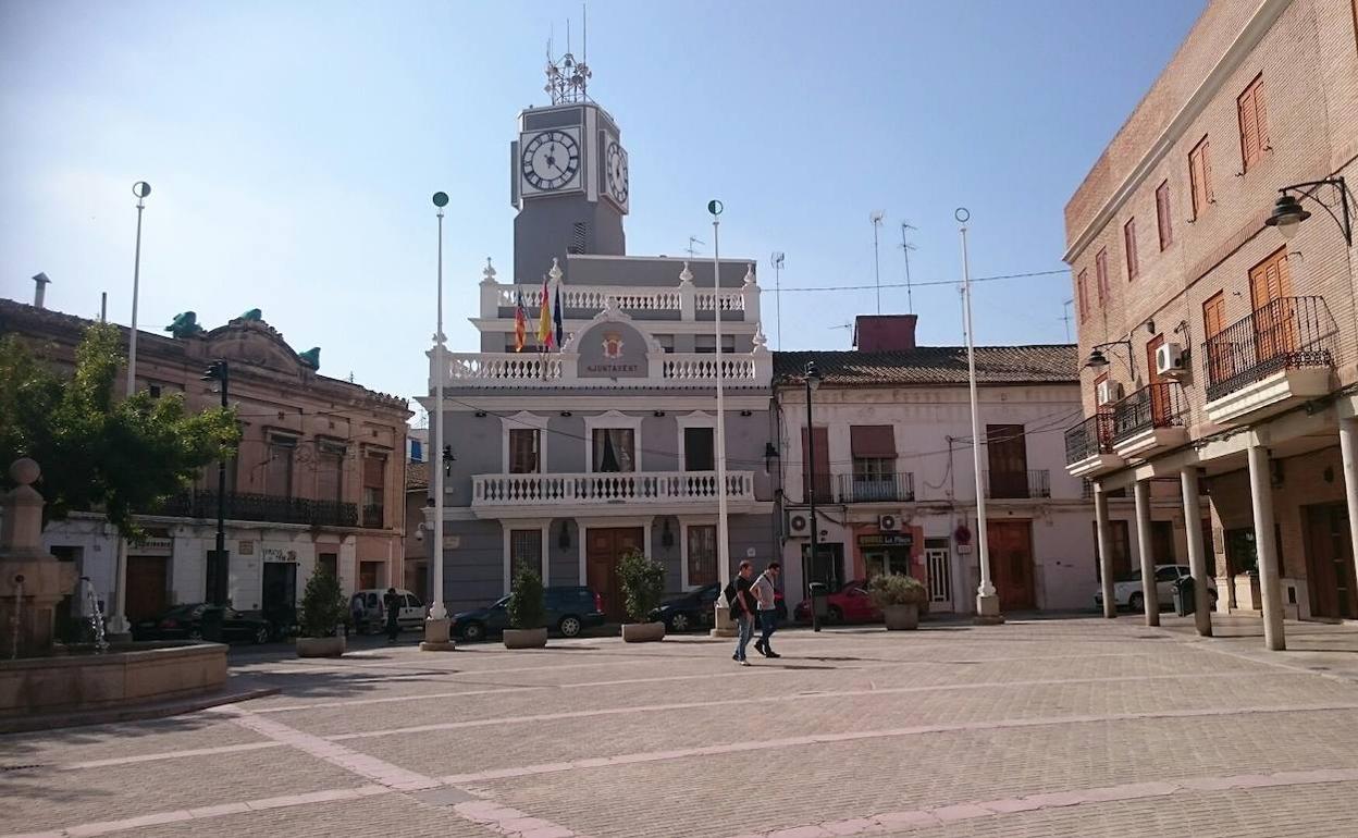 El ayuntamiento de Meliana. 