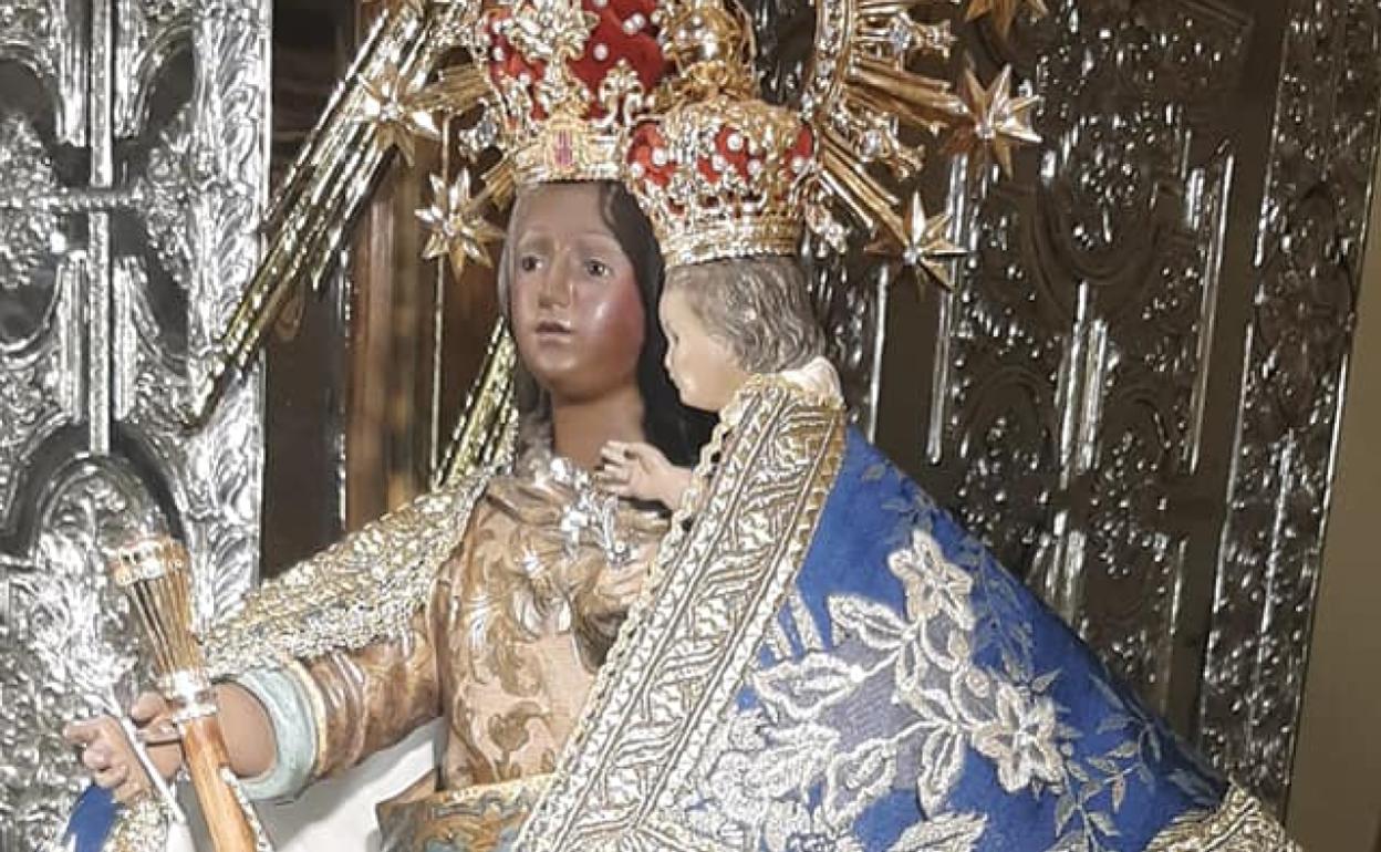 Imagen de la patrona de Alzira. 