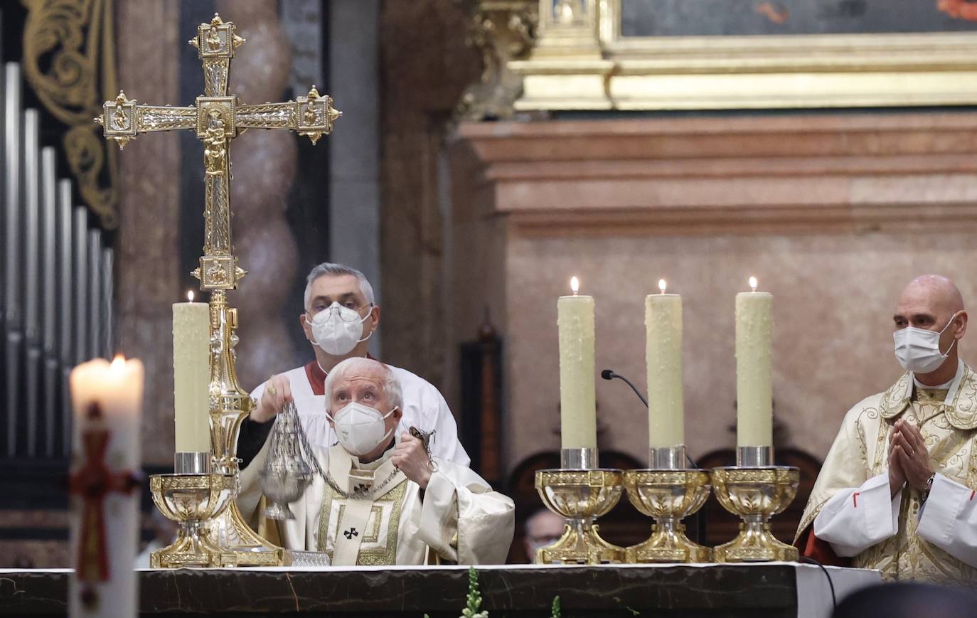 Missa d'Infants y traslado de la Virgen en Valencia