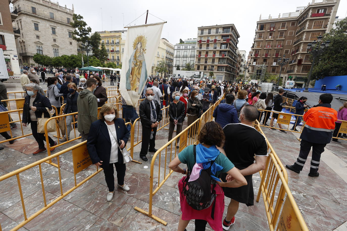 Missa d'Infants y traslado de la Virgen en Valencia