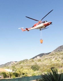 Imagen secundaria 2 - Incendio de vegetación en Alcalalí. 