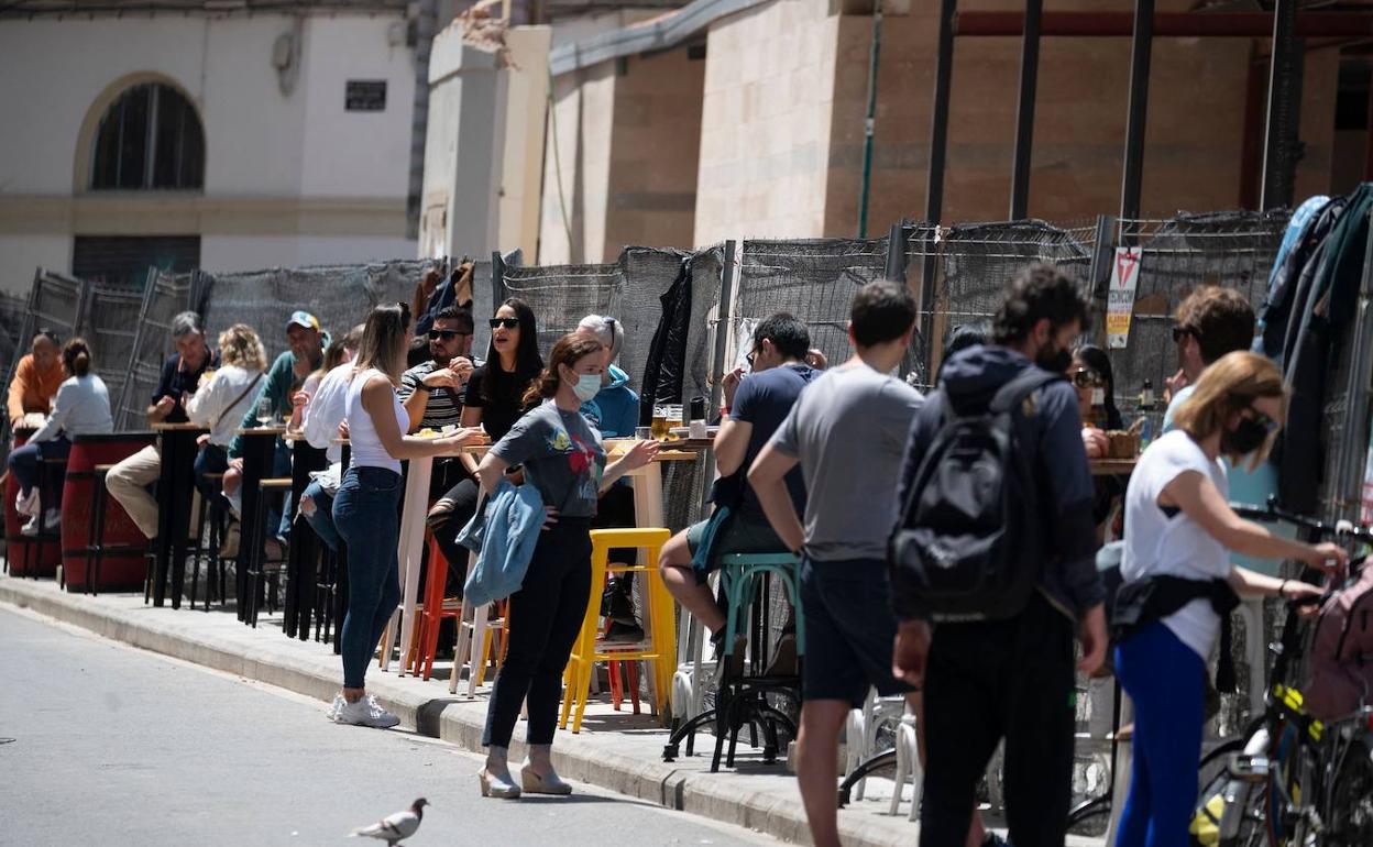 Imagen de Valencia el primer día sin estado de alarma