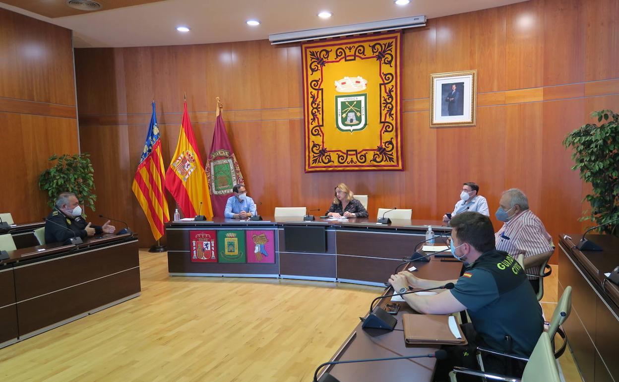 La Junta Local de Seguridad celebrada esta mañana en Calp. 