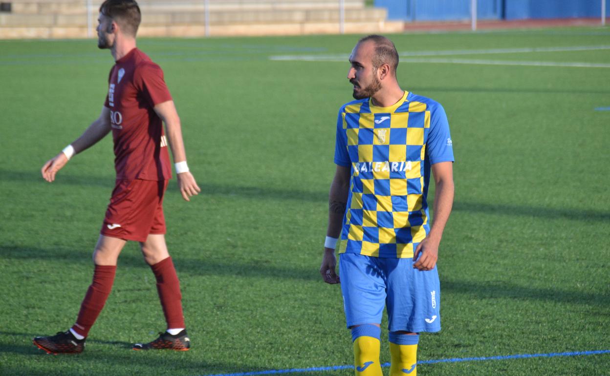 Panucci durante el partido ante el Alicante. 