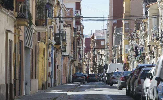 Una de las calles del Cabanya