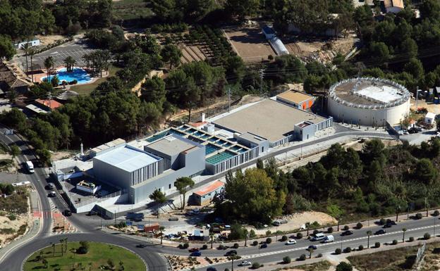 Visita aérea Estación de Tratamiento Agua potable de Benidorm