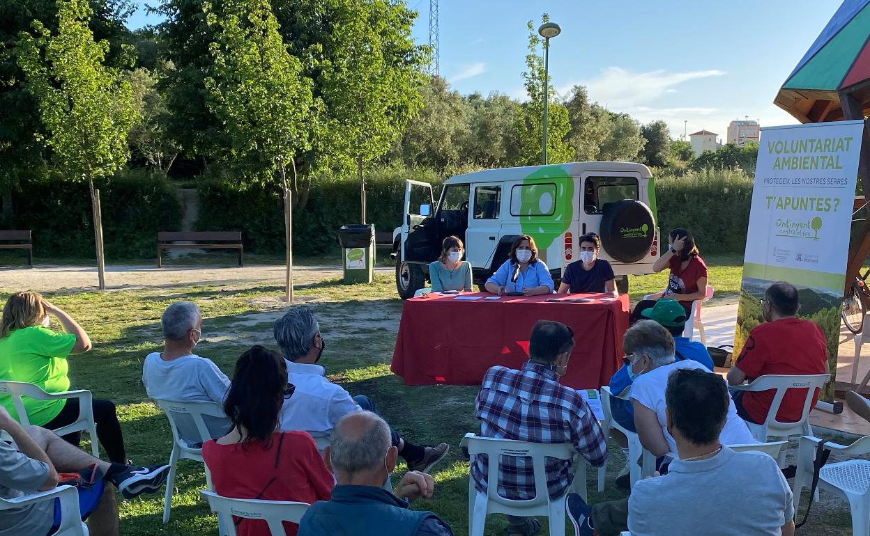 Presentación de 'Ontinyent contra el foc'. 