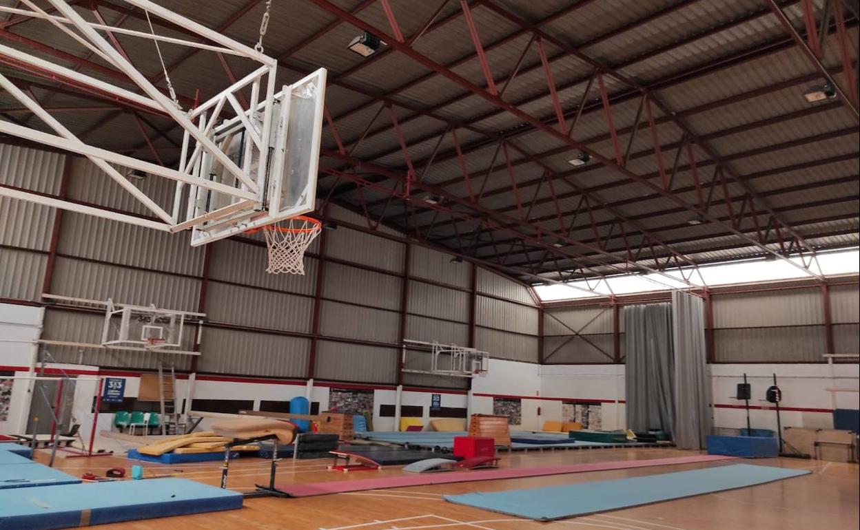 Espacio que de forma temporal utiliza el equipo femenino de gimnasia artística. 