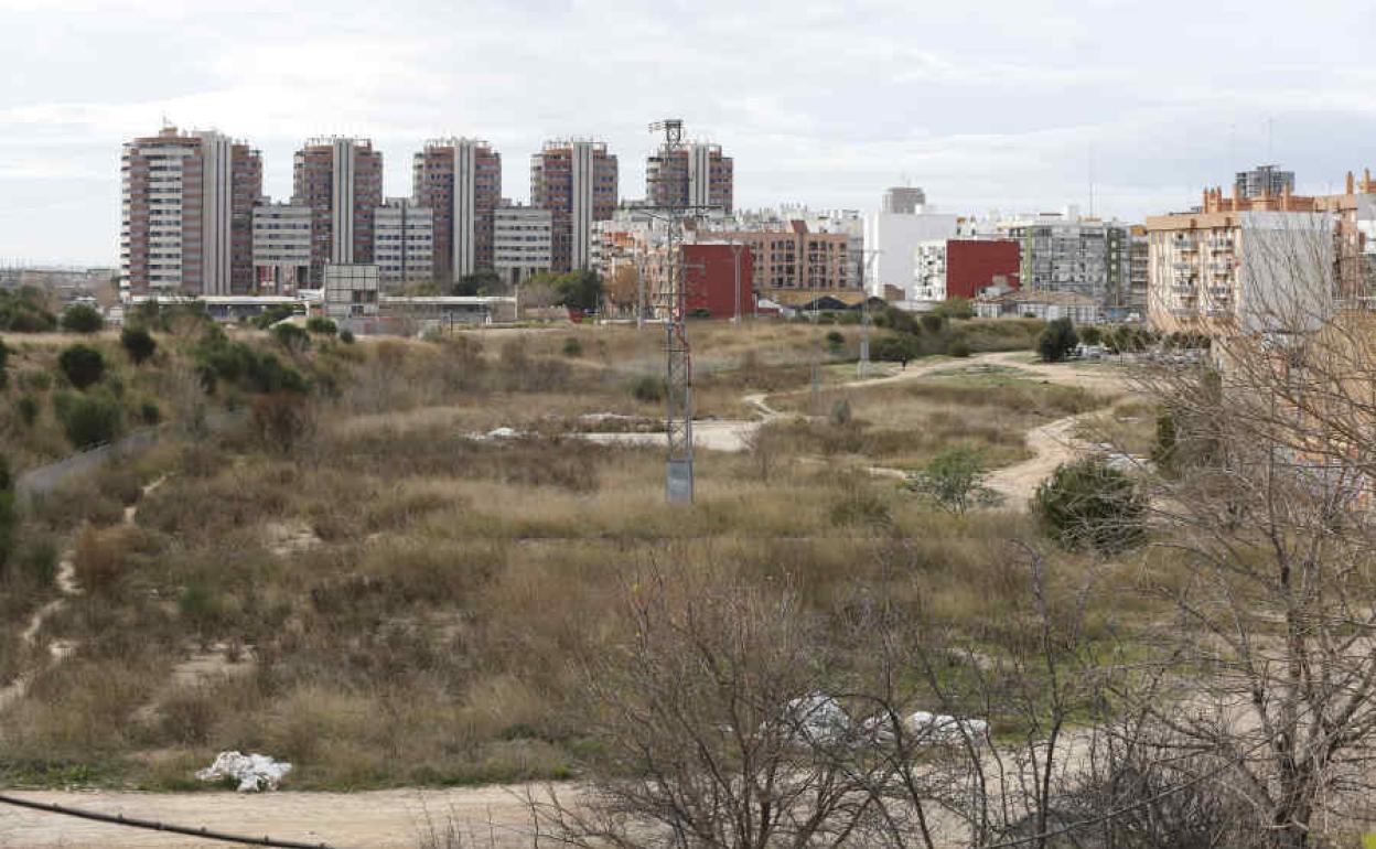 Terrenos en el barrio de San Marcelino.