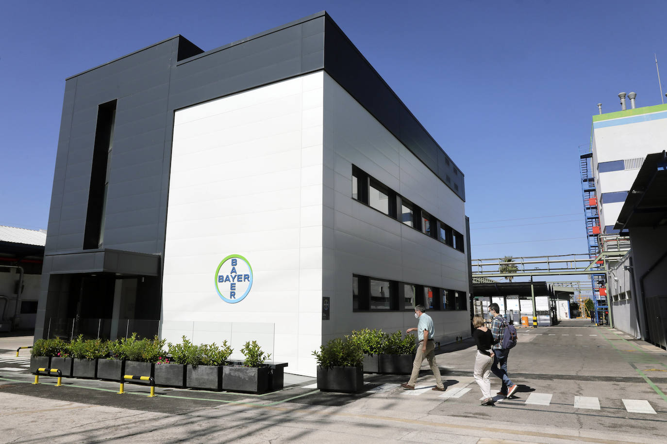 Instalaciones de la fábrica de Bayer en Valencia