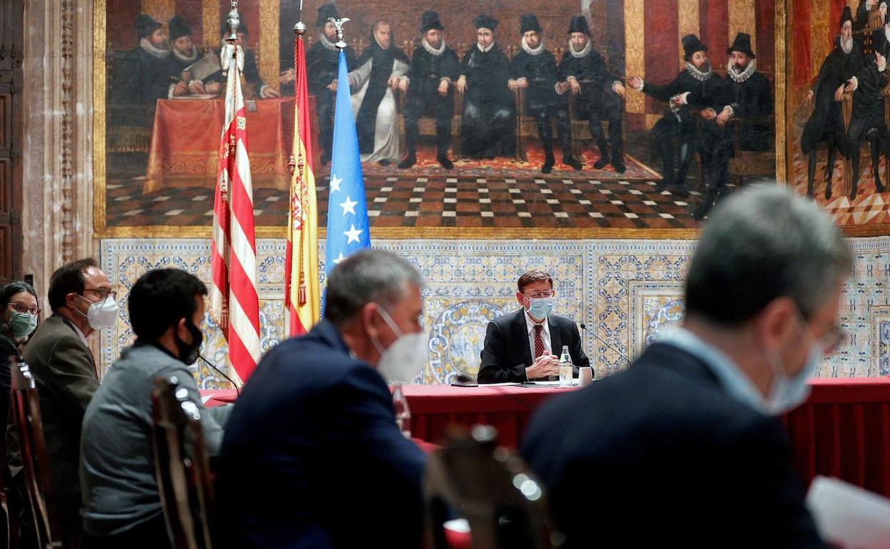 Reunión del pleno del Consell, en una imagen de archivo