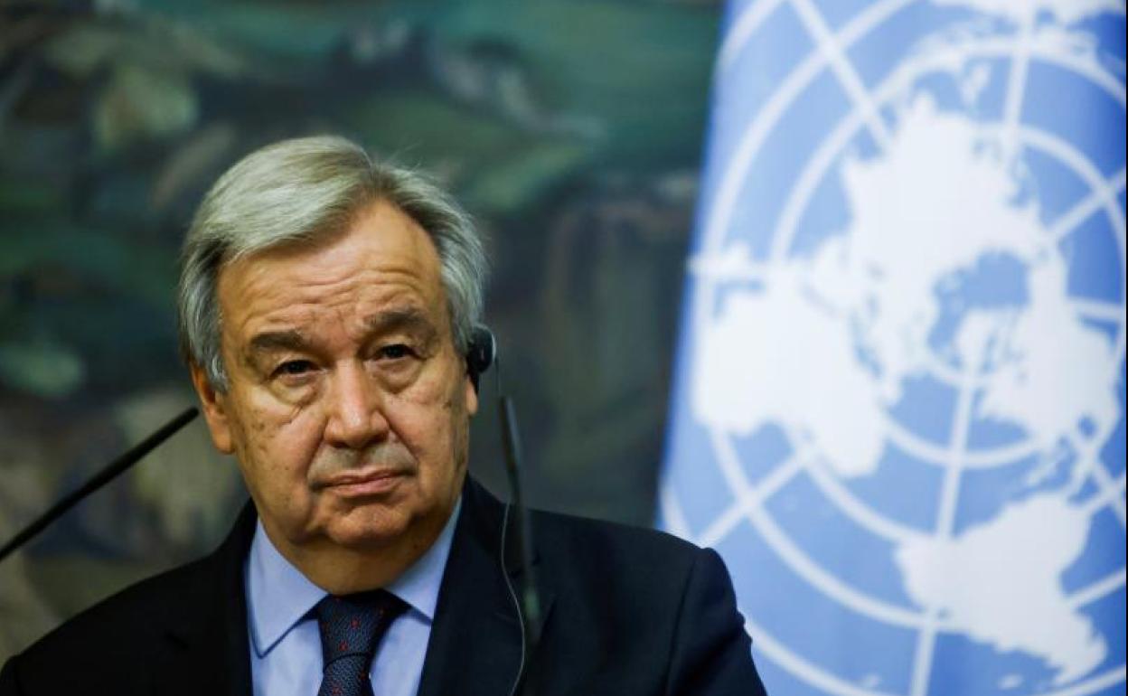 Antonio Guterres, secretario general de la ONU.