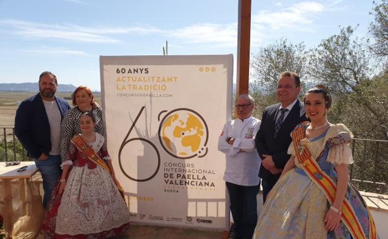 Presentación de la anterior edición del concurso internacional de paella de Sueca. 