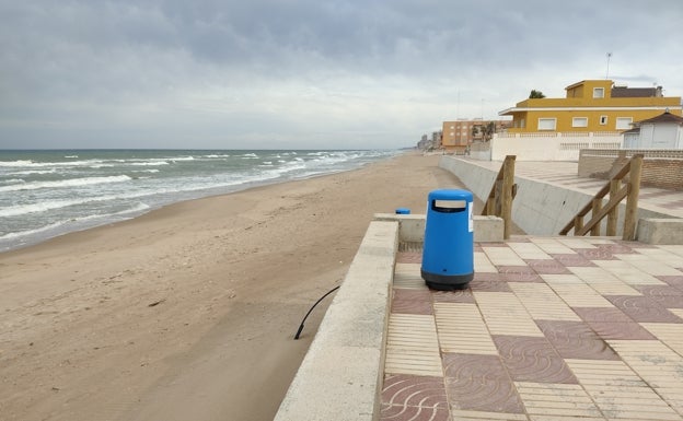 Playa del Perelló hace unas semanas. 