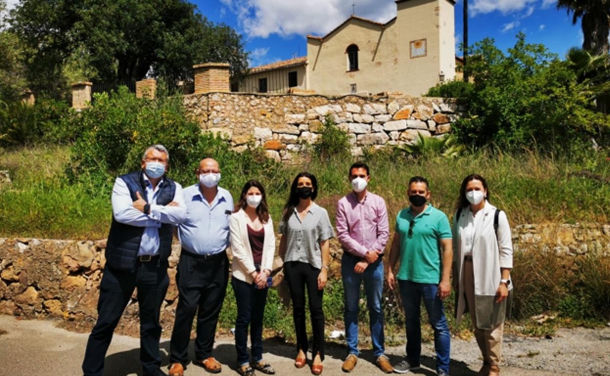 Visita de miembros de Ciudadanos al monasterio. 