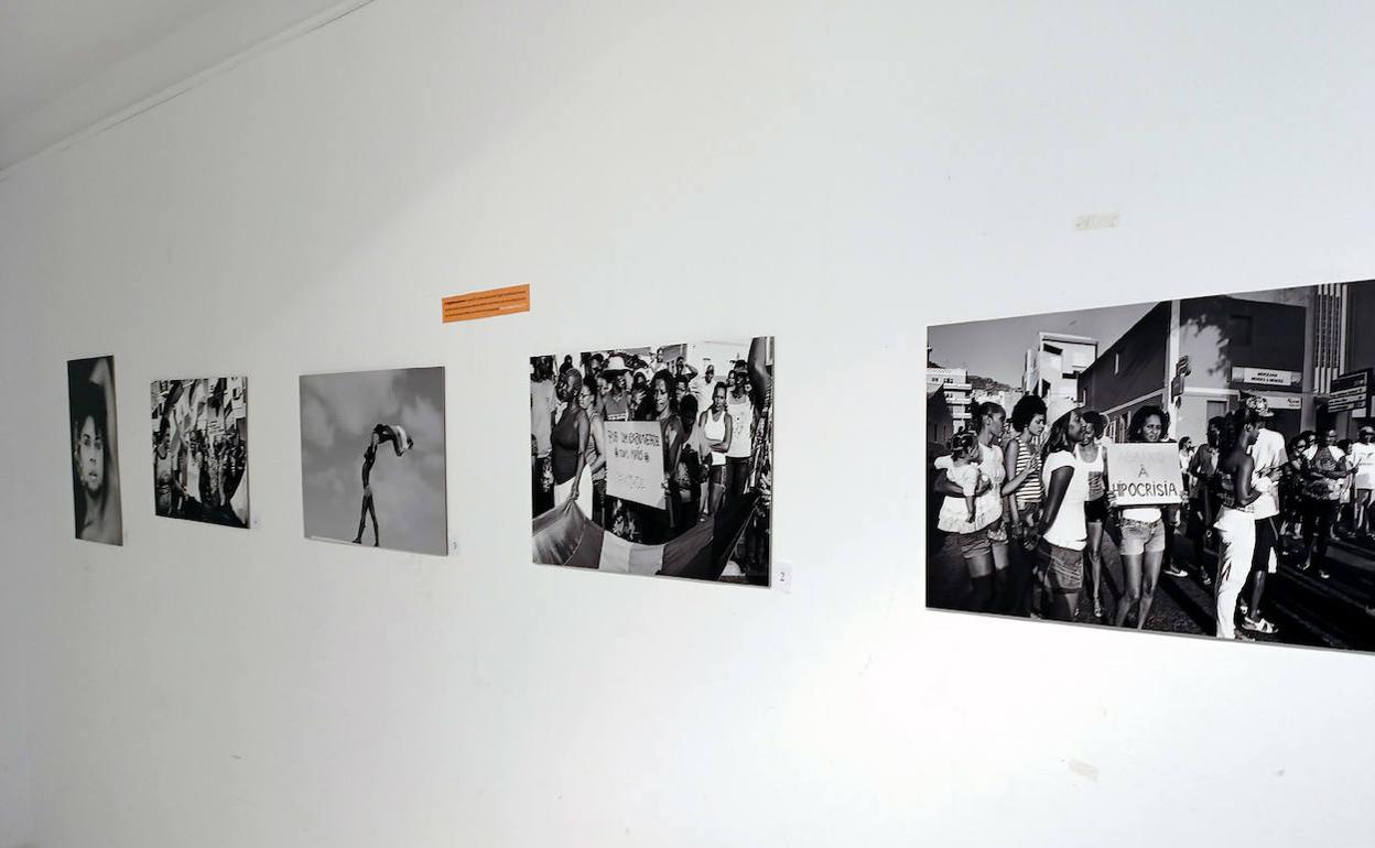 Imagen de la exposición inaugurada hoy en Benidorm.