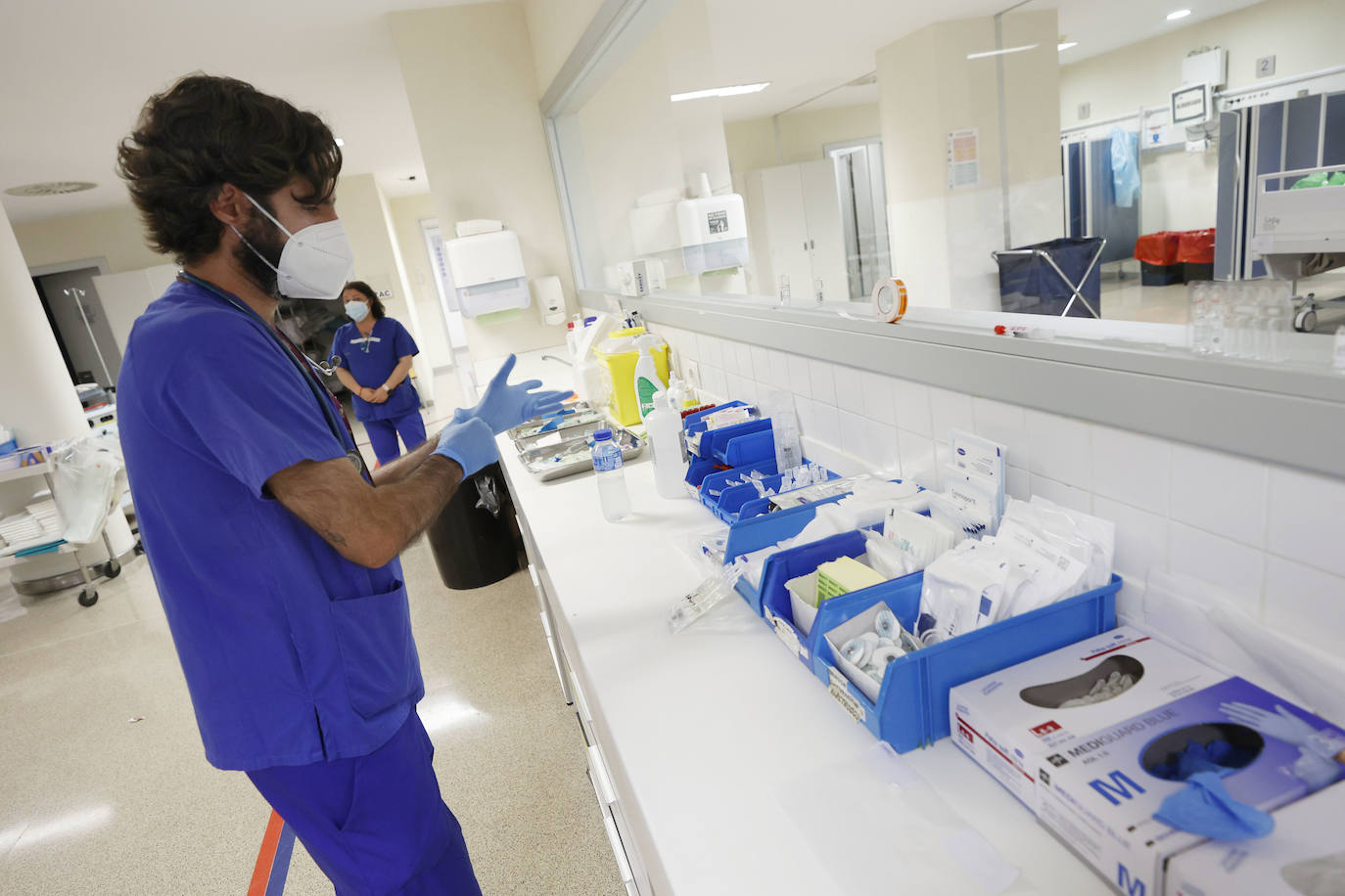 Fotos: Dentro de la UCI del hospital La Fe de Valencia