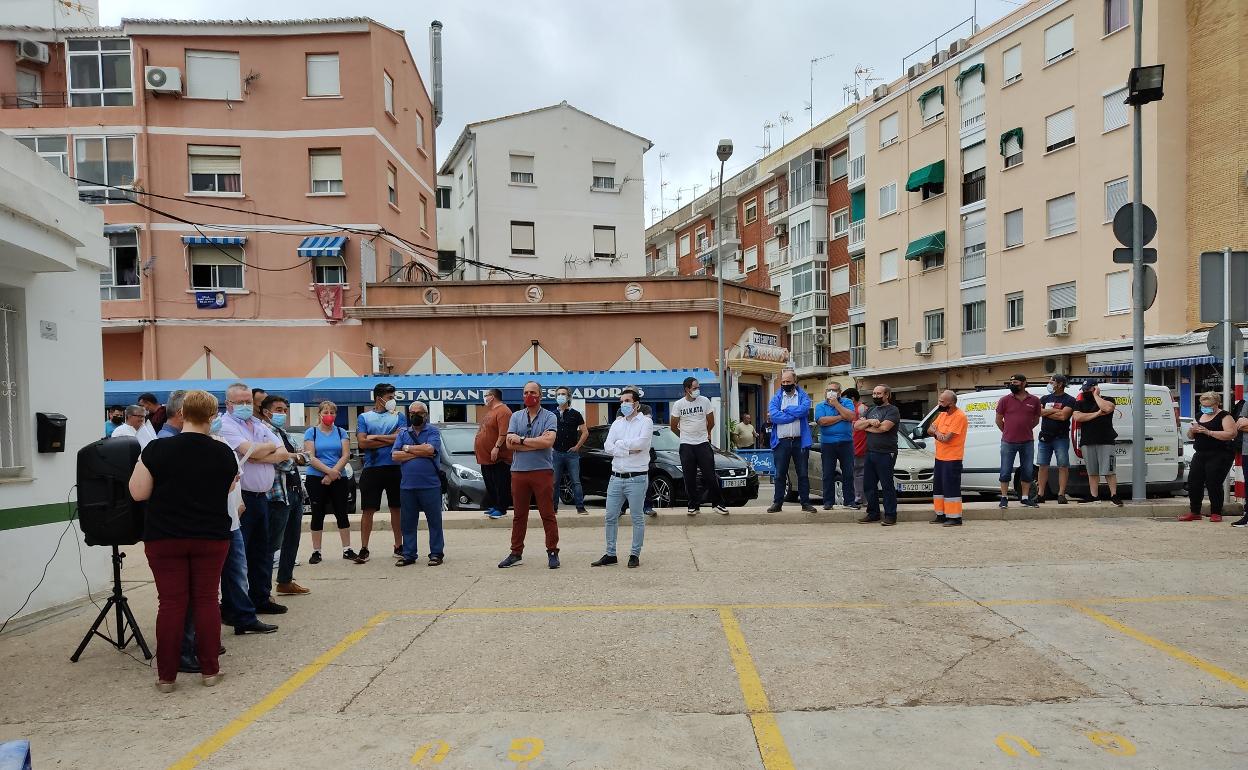 Protesta de los pescadores valencianos en Cullera. 