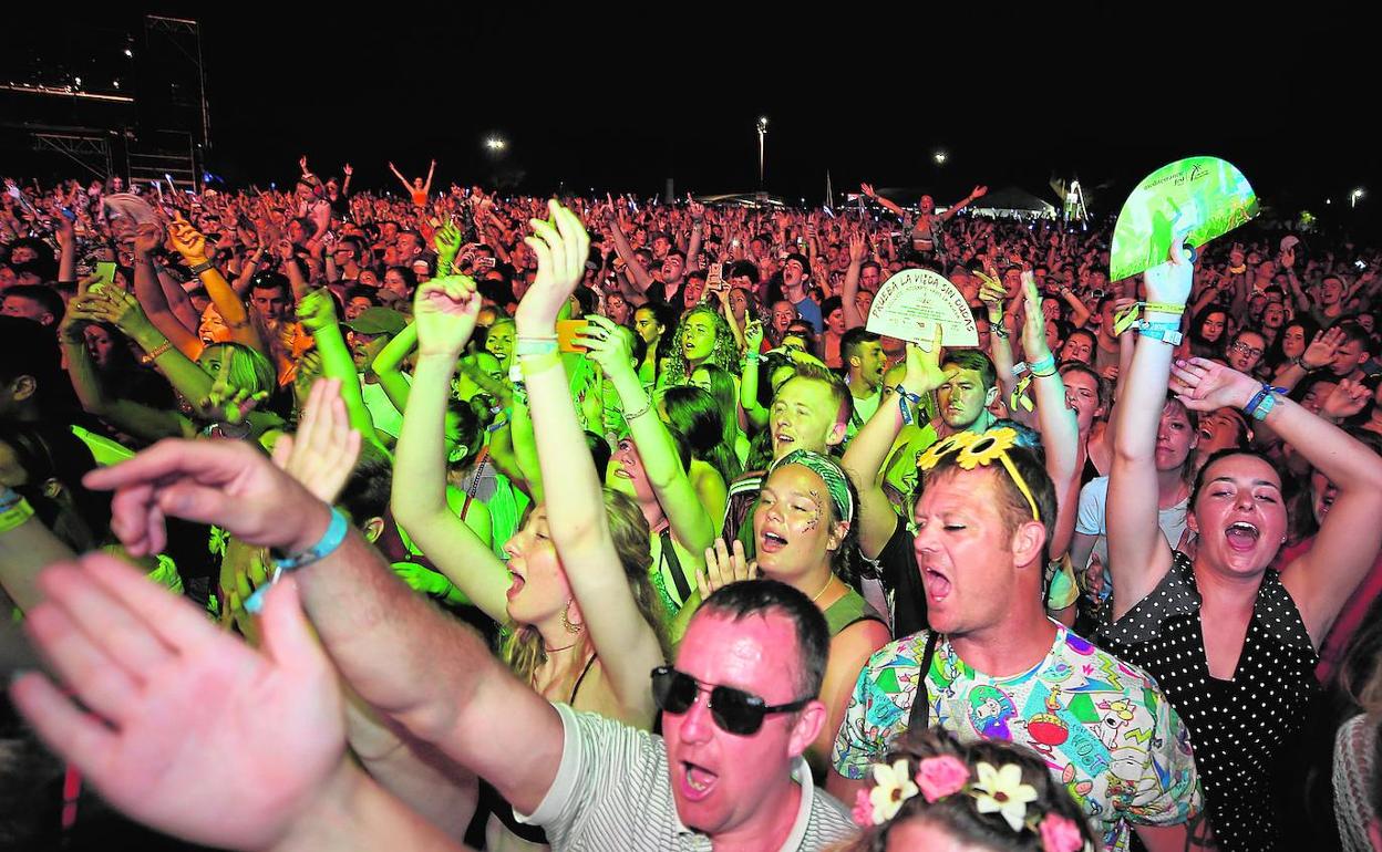 Asistentes a un concierto en una de las ediciones del FIB. 