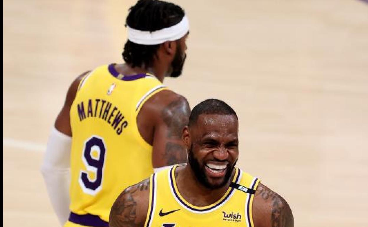 LeBron James, con Los Angeles Lakers. 