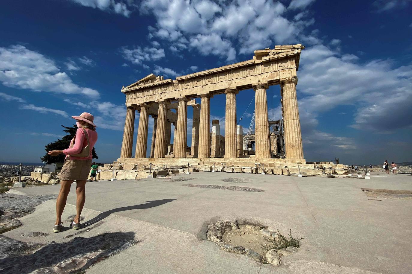 Fotos: La polémica renovación del Acrópolis de Grecia