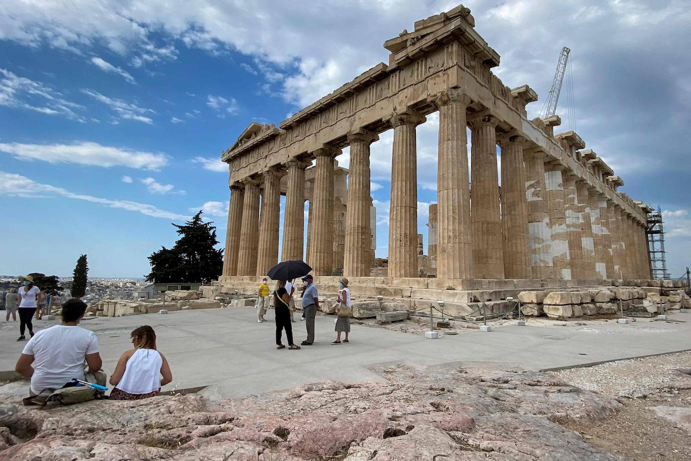 Fotos: La polémica renovación del Acrópolis de Grecia