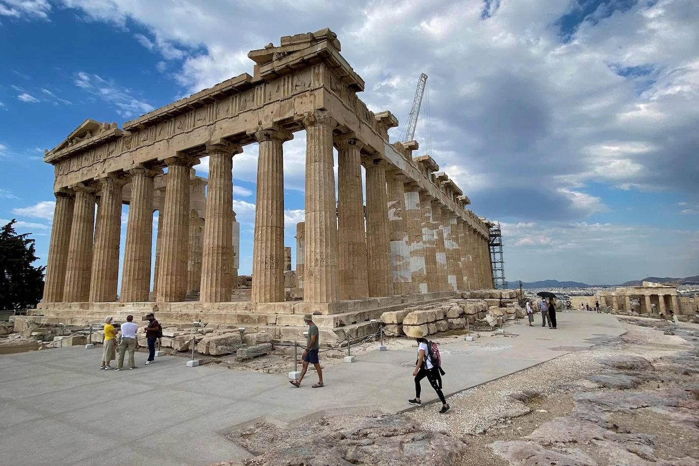 Fotos: La polémica renovación del Acrópolis de Grecia