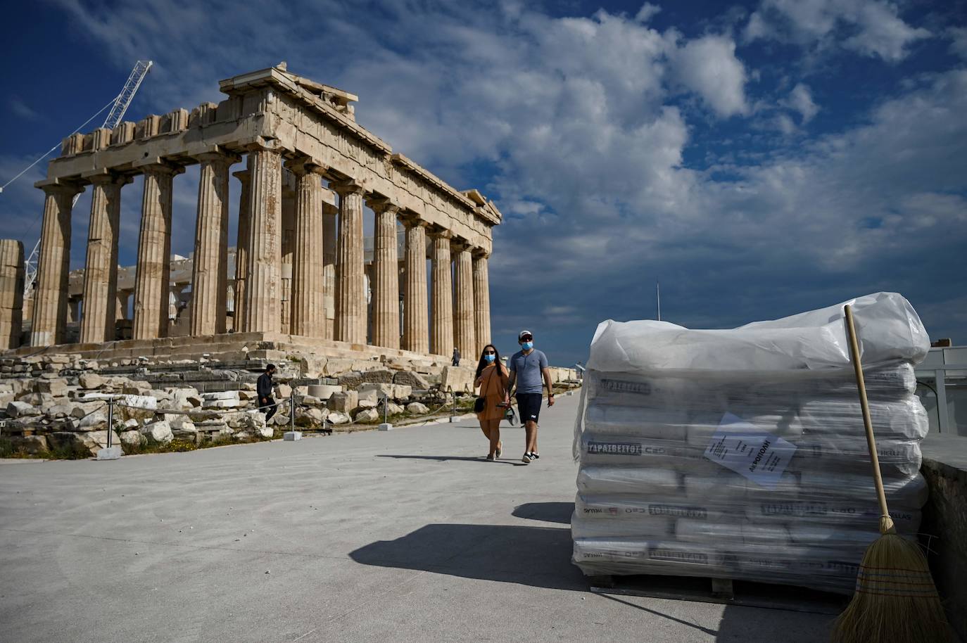 Fotos: La polémica renovación del Acrópolis de Grecia