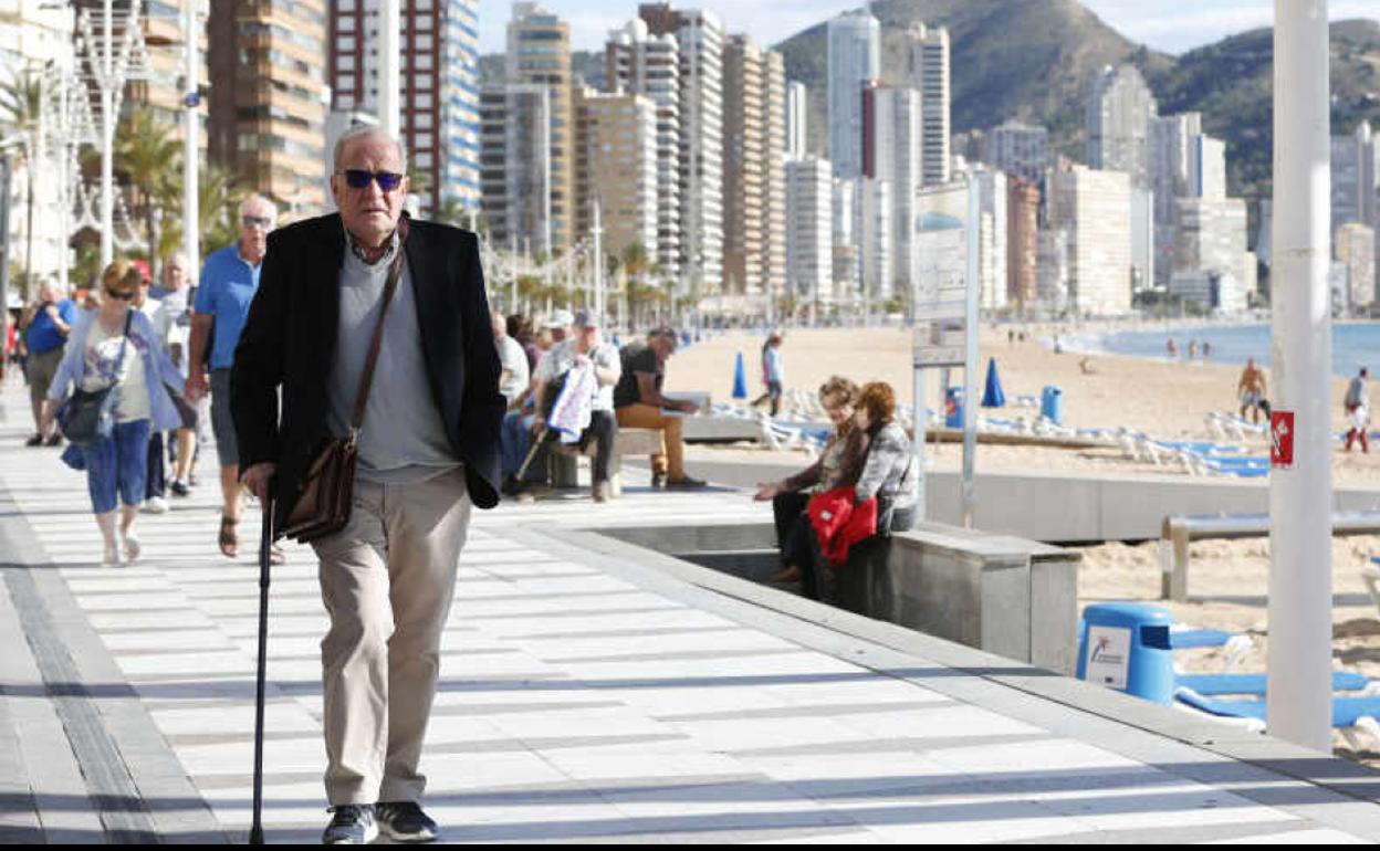 Jubilados en Benidorm.