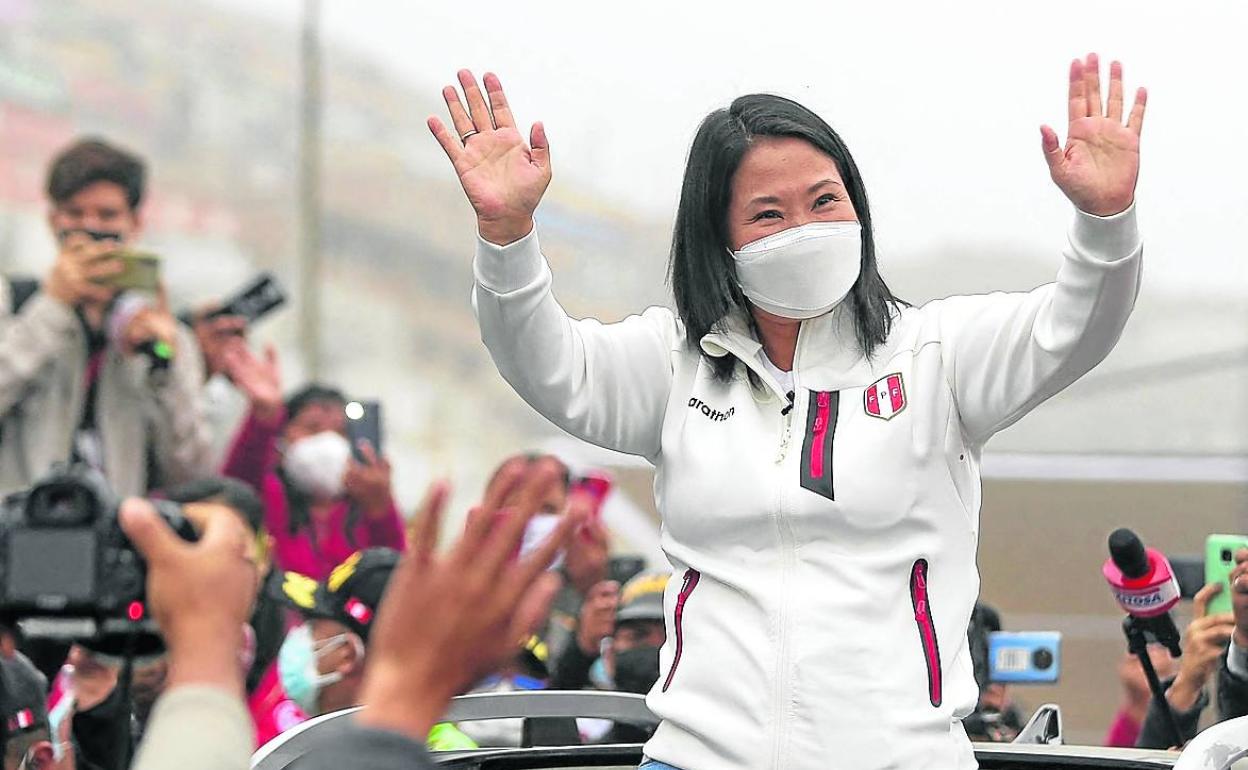 La candidata Keiko Fujimori.