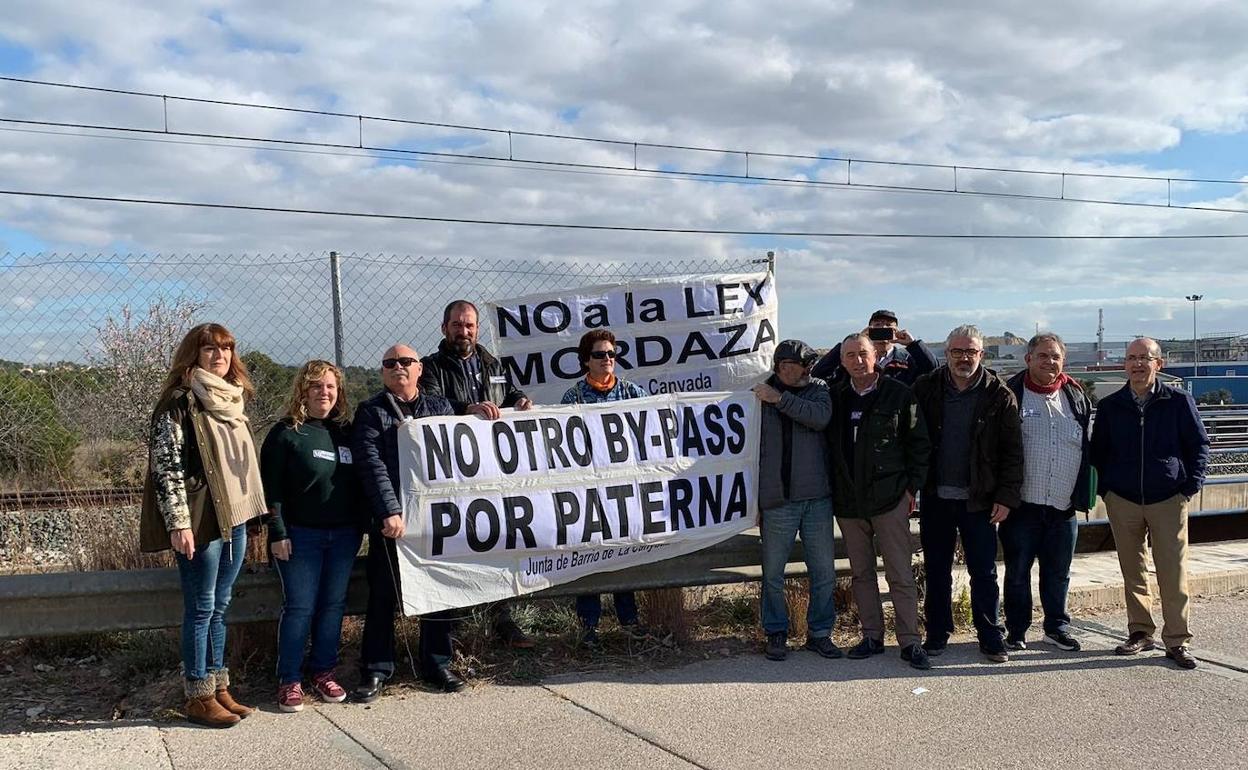 Una de las protestas del colectivo contra la ampliación. 