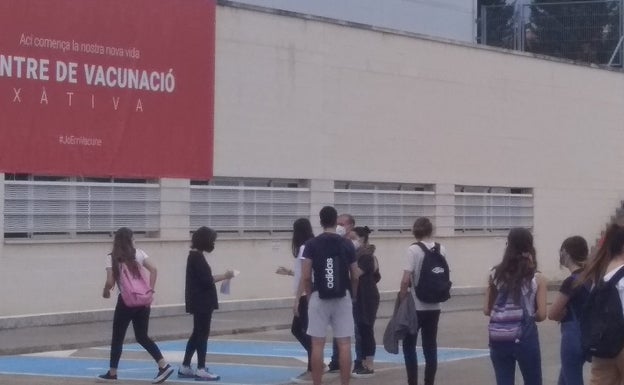 Momento del llamamiento de los alumnos que se ha hecho por centros.