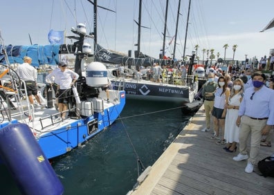 Imagen secundaria 1 - Así ha sido la despedida a las embarcaciones de la Ocean Race Europe en Alicante. 