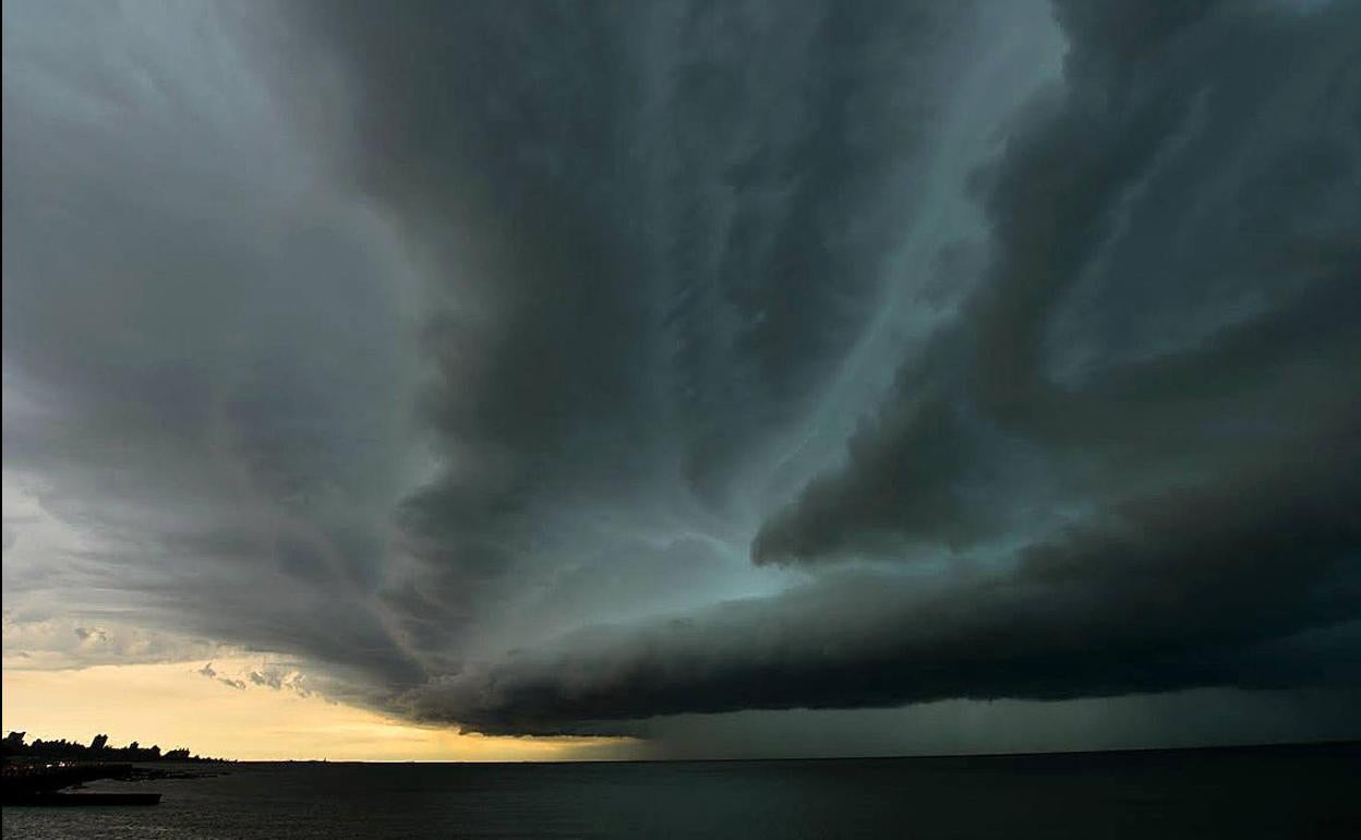 Nubes que anuncian la tormenta, en una imagen de archivo. 