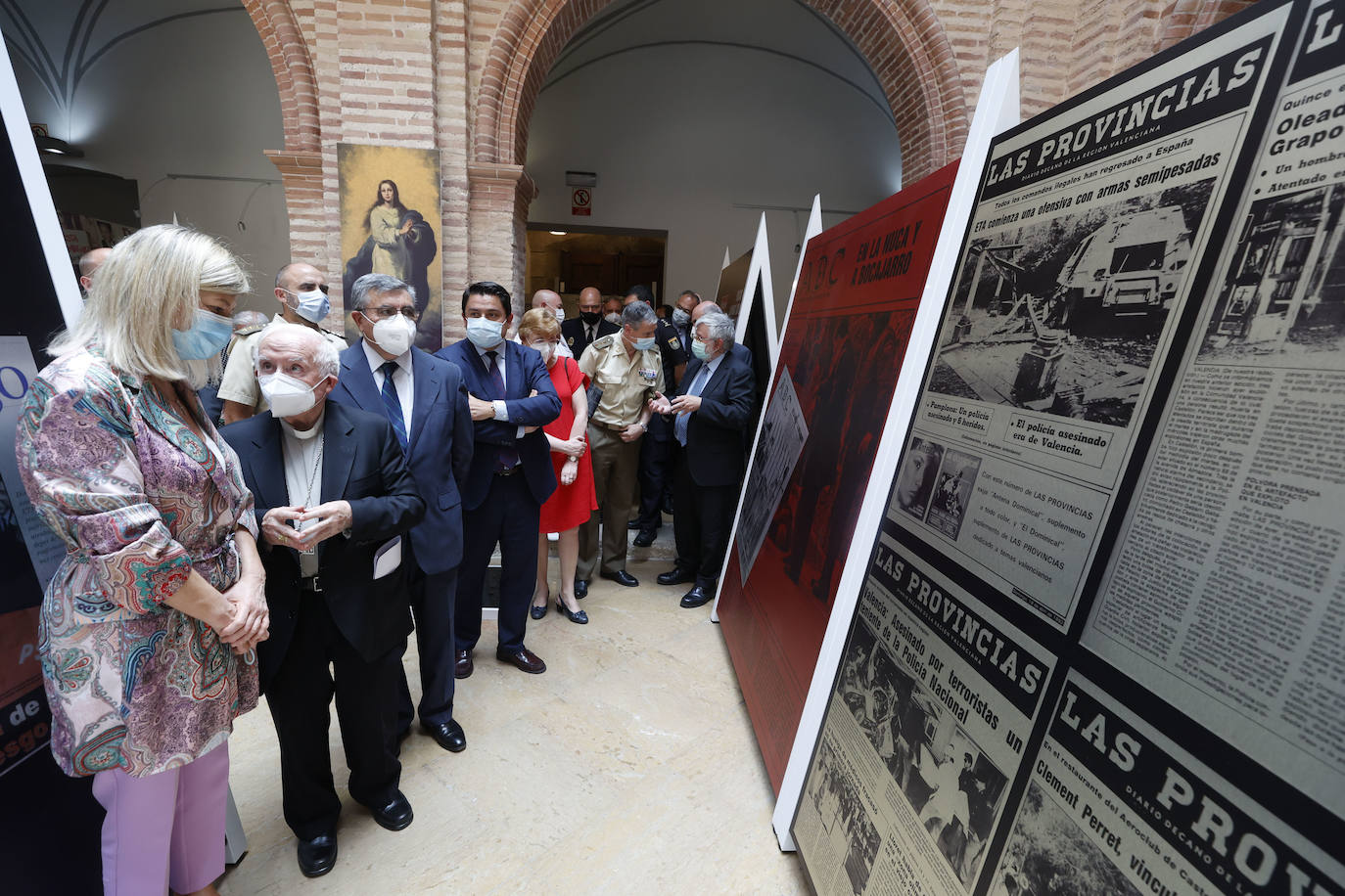 Valencia es ya sede para el recuerdo de 60 años de azote del terrorismo en toda España a través de la mirada de la prensa. La muestra se puede visitar en la sede de San Carlos de la Universidad Católica de Valencia.