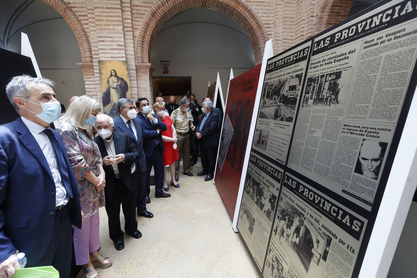 Valencia es ya sede para el recuerdo de 60 años de azote del terrorismo en toda España a través de la mirada de la prensa. La muestra se puede visitar en la sede de San Carlos de la Universidad Católica de Valencia.