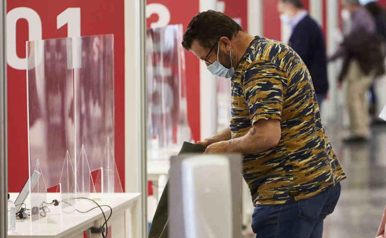 Vacunación masiva en Valencia.